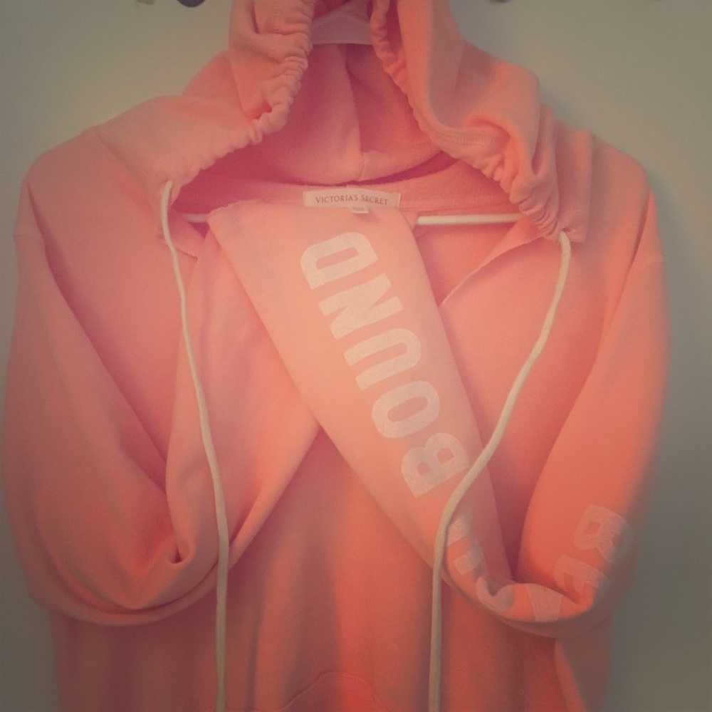 Victoria's Secret cropped pullover hoodie (L)